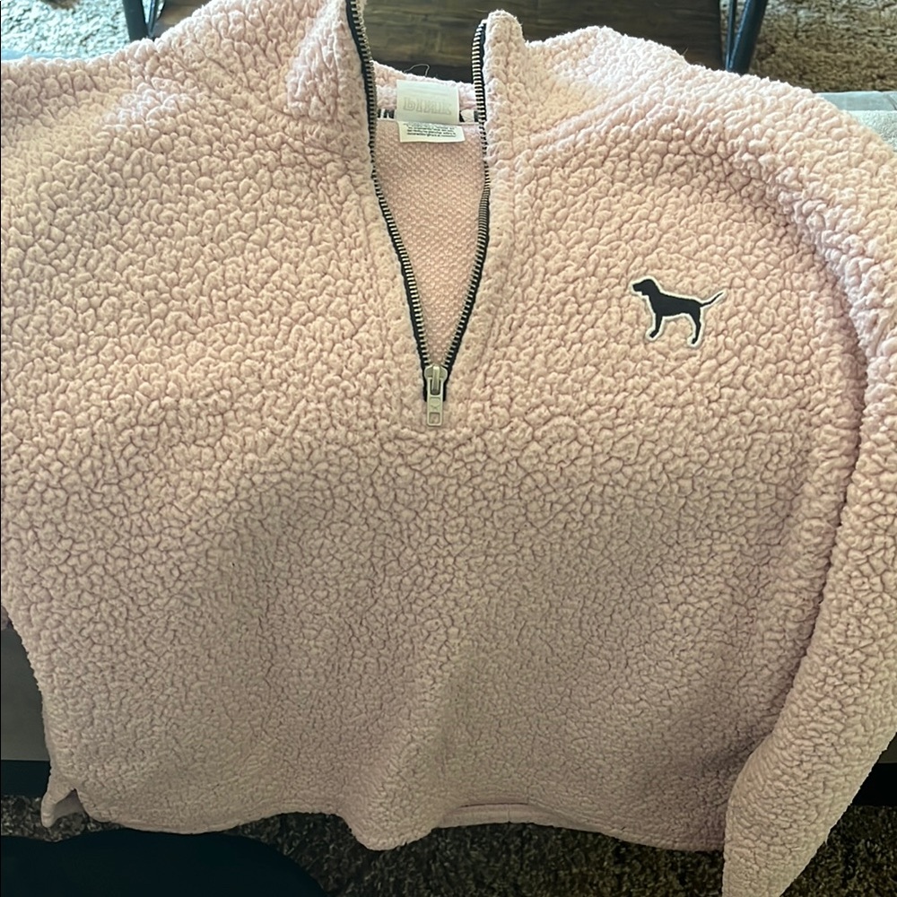Victoria's Secret Pink Sherpa Zip-Up